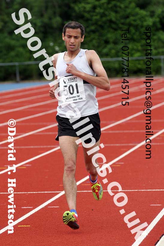 North Eastern 10000 metres, 2021 North Eastern Champs., Shildon. Photo: David T. Hewitson/Sports for All Pics